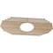 Ekena Millwork Chrysler Wood Fretwork Pierced Ceiling Medallion, Red Oak, 38"W x 19"H x 10"ID x 1/4"T CMWP38X19X0250CSRO - alternate 4